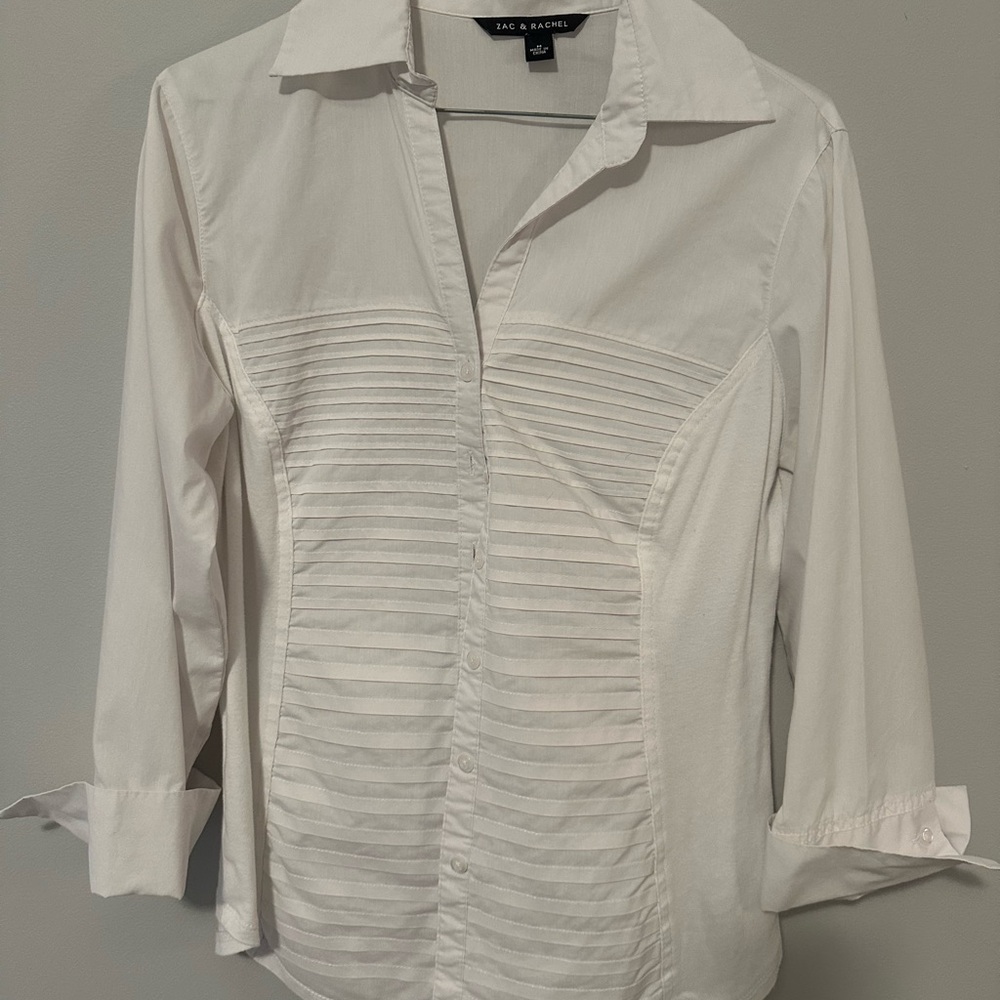 Zac & Rachel Classic White Shirt
